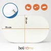 be4home Babymatratze oval für Wiege 75 x 35 cm, Produktbild-Vorschau 2