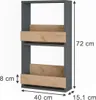 Vicco Weinglasregal Repose, 40 x 72 cm, Goldkraft Produktbild-Vorschau 3