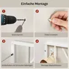 WOLTU Wandgarderobe, mit 8 drehbaren Garderobenhaken, aus Produktbild-Vorschau 8
