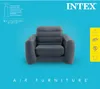 INTEX Ausziehbarer Sessel 117x224x66 cm Dunkelgrau Produktbild-Vorschau 26