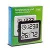 The image shows the packaging of a digital thermometer and hygrometer. Anteprima dell’immagine prodotto