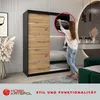 Kleiderschrank, Schiebetürenschrank Schlafzimmer, Schrank Produktbild-Vorschau 5
