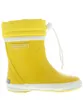 A single yellow rain boot is shown against a white background. Produktbild-Vorschau