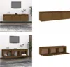 vidaXL TV Schränke 3 Stk. Honigbraun Massivholz Kiefer - Produktbild-Vorschau 1