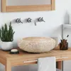 vidaXL Lavabo 40x12 cm in marmo crema Anteprima dell’immagine prodotto 1