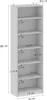 Regal Bücherregal Wandregal Standregal Holzregal Massivholz Produktbild-Vorschau 4