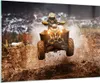 Bilder auf glas - Schlamm Schmutz Dakar Aktion - 100x70cm - Produktbild-Vorschau 1