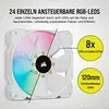 Lüfter CORSAIR 120*120*25 SP120 RGB ELITE AirGuide 3-er Voir les images du produit 10
