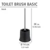 WENKO WC Garnitur Basic Toiletten Bürsten Halter Klo Bad Produktbild-Vorschau 4