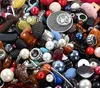 1kg Perlen Mix Bunt 5-40mm - Bastelperlen zum Auffädeln - Produktbild-Vorschau 1
