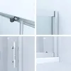 Schiebetür Dusche 150x185cm Duschwand Nischentür Produktbild-Vorschau 3
