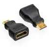 Two black HDMI adapters with gold-plated connectors are shown against a white background. Anteprima dell’immagine prodotto