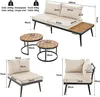 Flieks Gartenlounge Set 6-Sitzer, Balkonmöbel set Produktbild-Vorschau 7