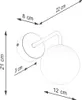 Wandlampe ASTRAL 1 schwarz 1xG9 8W Stahl/Glas 21x22x10cm Produktbild-Vorschau 8