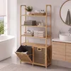 Bambus-Badezimmerschrank MCW-N83, Regal Badschrank, 2 Produktbild-Vorschau 10
