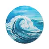 MuchoWow® Mauspad Mousepad Golf - Meer - Aquarell 30x30 cm Produktbild-Vorschau 1