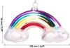 BRUBAKER Arc-en-ciel avec nuages multicolores - Boule de Voir les images du produit 4