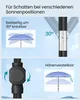 SONGMICS Sonnenschirm ∅160 cm, Strandschirm, Sonnenschutz Produktbild-Vorschau 5