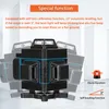 Křížový laser profi 4D 16 linií Laserová vodováha zelená Náhled obrázku produktu 13
