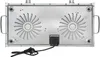 The underside of a dual-burner electric hot plate, showing the cooling fans and power cord. Náhled obrázku produktu