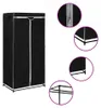 vidaXL Šatníková skriňa čierna 75×50×160 cm Náhľad obrázku produktu 8