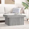 vidaXL Couchtisch Grau Sonoma 80x55x40 cm Holzwerkstoff Produktbild-Vorschau 2