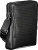 Schwarze Herrenschultertasche mit recyceltem Polyester und Produktbild-Vorschau 3