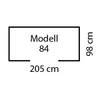Pergart tuinhuis "Leipzig II 84", antraciet, 2,00 m² Productafbeelding-voorbeeld 4