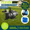 tillvex® Filterpumpe Pool 8.500L/h & 450W | Schwimmbadpumpe Produktbild-Vorschau 2