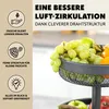 eluno – półka na owoce, okrągły kosz na pieczywo z 3 Podgląd zdjęcia produktu 6