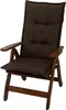 A brown cushion on a wooden chair. Anteprima dell’immagine prodotto