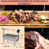 Klarstein Tourne Broche Electrique 2 en 1, Mechoui, Voir les images du produit 6