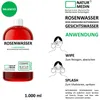1.000-ml ROSENWASSER Essbares Gesichtswasser. 100% Produktbild-Vorschau 5