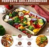bremermann Grillschale 2er-Set, Grillpfanne Edelstahl, ca. Produktbild-Vorschau 2