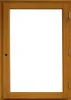 Fenetre Bois 1 Vantail H60 cm x L50 cm Côte Tableau Tirant Voir les images du produit 1