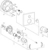 Hansa UP-Sichtteil Wanne Wanne mit manueller Umstellung Produktbild-Vorschau 4