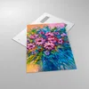 Bilder auf glas - Einteilig - Blumenstrauß Blumen Öl - Produktbild-Vorschau 2