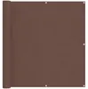 Balkonsichtschutz Braun 120 x 200 cm Oxford-Stoff Produktbild-Vorschau 2