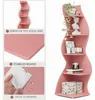 Eckregal 5 Stufen 178 cm Rosa Organizer Bücherregal Produktbild-Vorschau 9