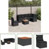 The Living Store 7-tlg. Garten-Sofagarnitur mit Kissen Produktbild-Vorschau 1