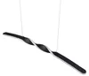 Suspension LED, métal, noir, réglable en hauteur, H 150 cm Voir les images du produit 7