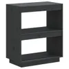 vidaXL Bücherregal Grau 60x35x71 cm Massivholz Kiefer Produktbild-Vorschau 1