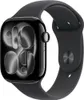A black Apple Watch with a black sport band is shown against a white background. Náhľad obrázku produktu