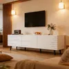 Merax TV Lowboard mit 3 Klapptüren, 80 Zoll TV Schrank aus Produktbild-Vorschau 11