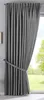 Vorhang Cationic »JENA« 250x300 cm Grau Blickdicht Leinen Produktbild-Vorschau 8