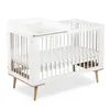 Wickelaufsatz für Babybett 120x60 cm | Weiße Wickelplatte Produktbild-Vorschau 1