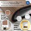 Thermo Wabenplissee Hitzeschutz, ohne Bohren, Mocca, Produktbild-Vorschau 2