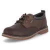 Dockers by Gerli Herren Leder Halbschuhe Braun Voir les images du produit 10