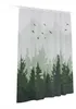 Relaxdays Duschvorhang Tannenwald, Bad Vorhang 180x200, Produktbild-Vorschau 7