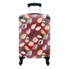 MuchoWow® Koffer Handgepäck Trolley Rollkoffer Kleine Produktbild-Vorschau 1